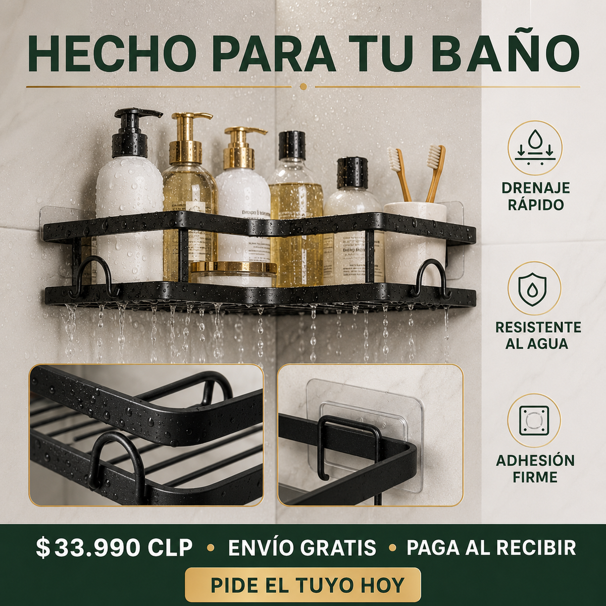 Organizador para Baño 5 en 1