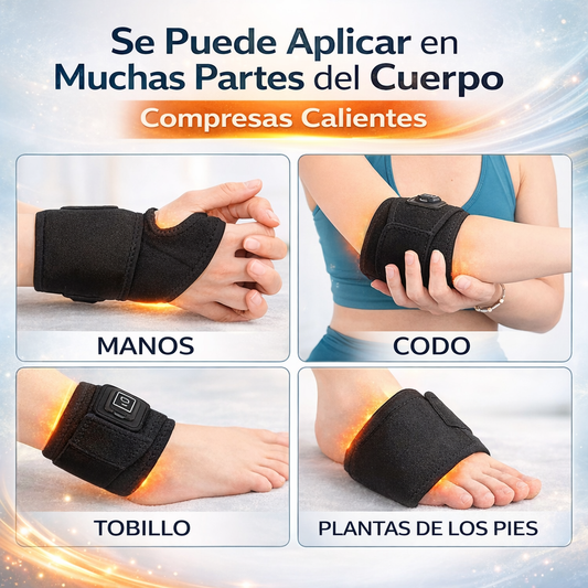 FlexiHeat™ Muñequera Térmica - Soporte y alivio diario
