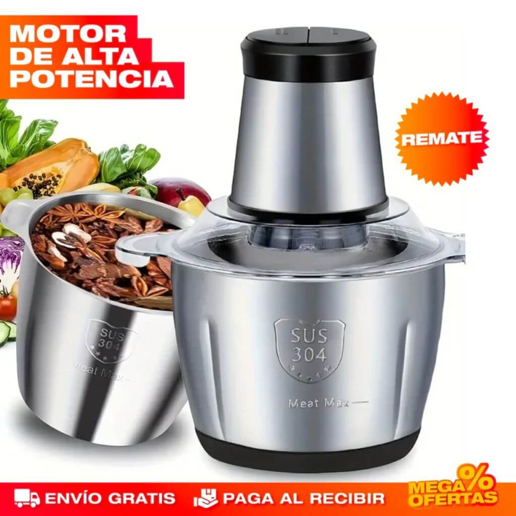 GrindPro™ - Pica tus alimentos en segundos sin esfuerzo