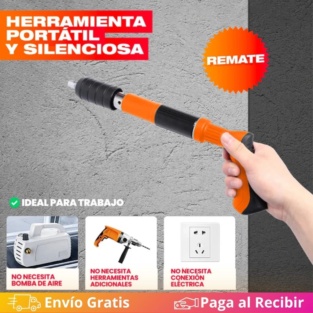 FixPro Gun™ - Pistola Remachadora + 100 Clavos Fulminantes