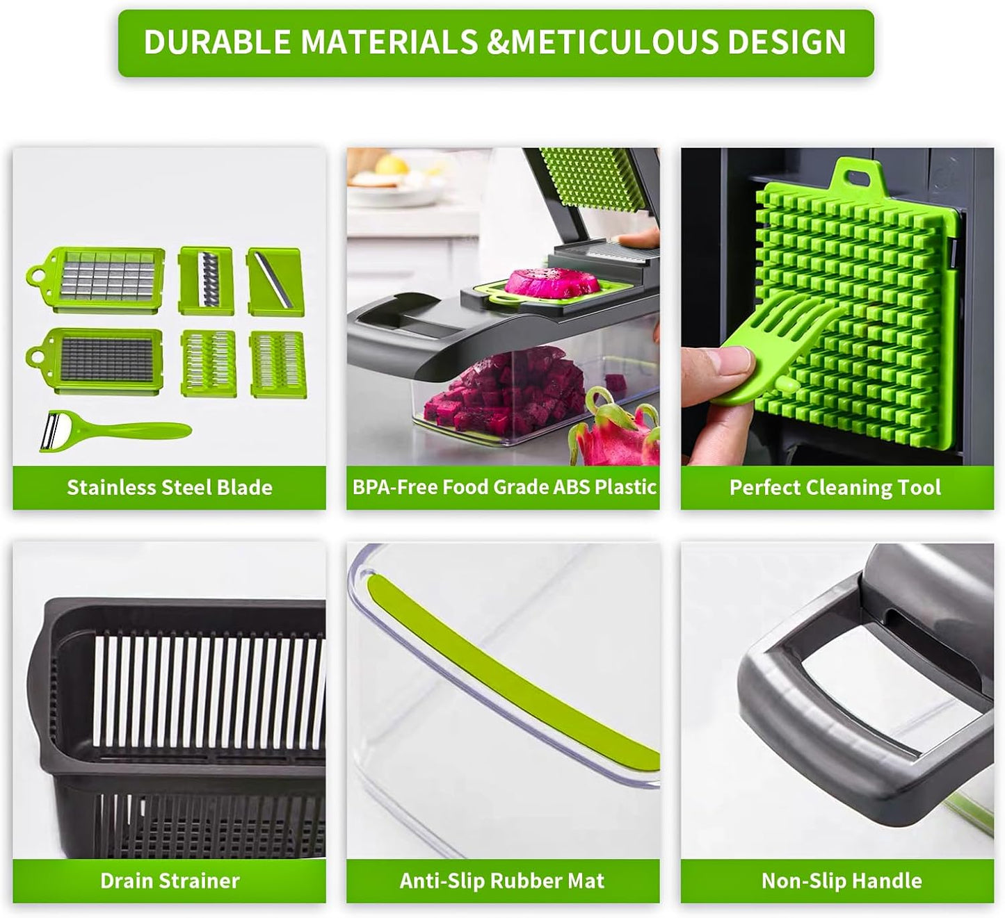 MultiCut Pro 14® - El Cortador de Verduras Multifuncional