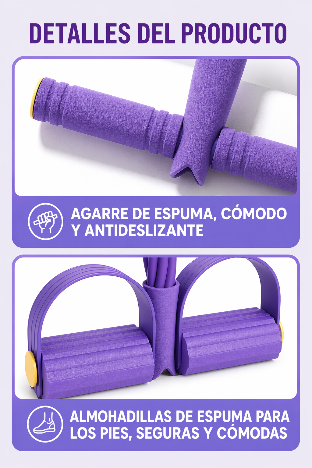 Power Gym™ - Banda de Ejercicios con Pedal