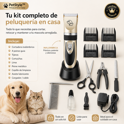 PetStyle™ - Kit de Peluquería en Casa