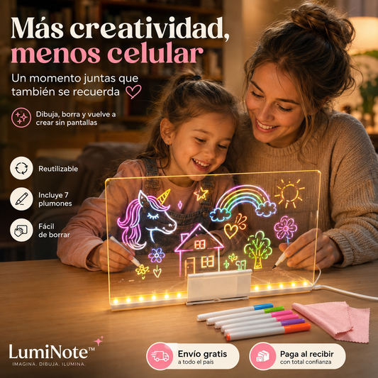 LumiNote™ - Pizarra mágica - Más creatividad, menos pantalla