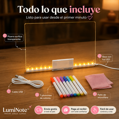 LumiNote™ - Pizarra mágica - Más creatividad, menos pantalla