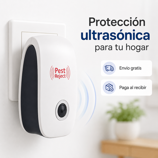 Pest Reject - Protección ultrasónica 24/7 sin venenos