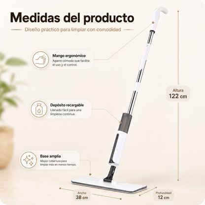 SprayMop Max - Limpia rápido y fácil