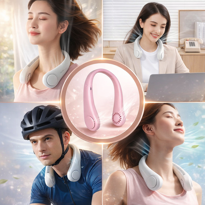 AirGo™ Ventilador de Cuello Portátil Recargable