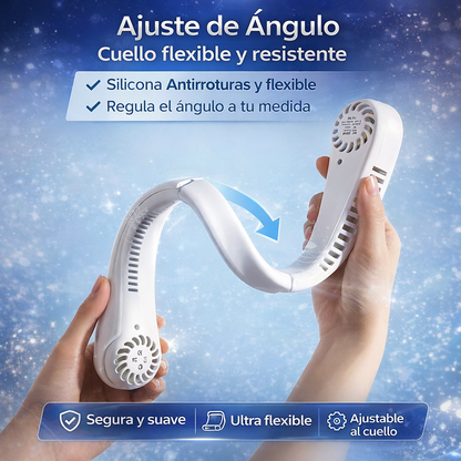 AirGo™ Ventilador de Cuello Portátil Recargable
