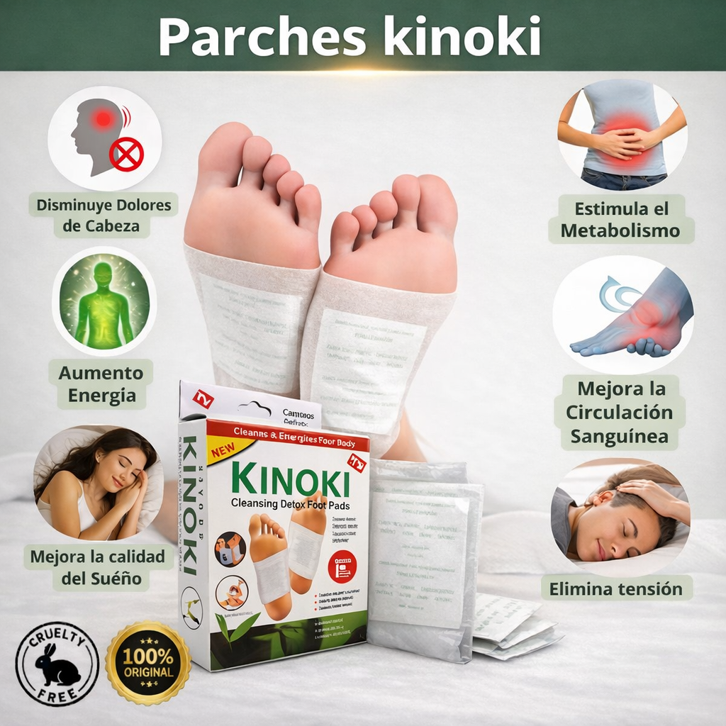 Parche Detox Pack de 3x10 (30 unidades)
