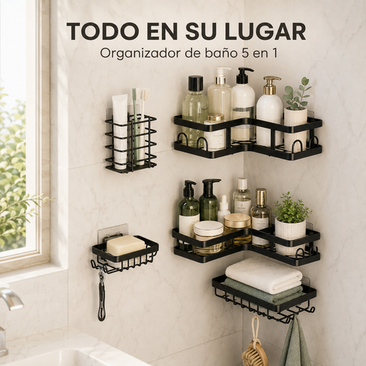 Organizador para Baño 5 en 1