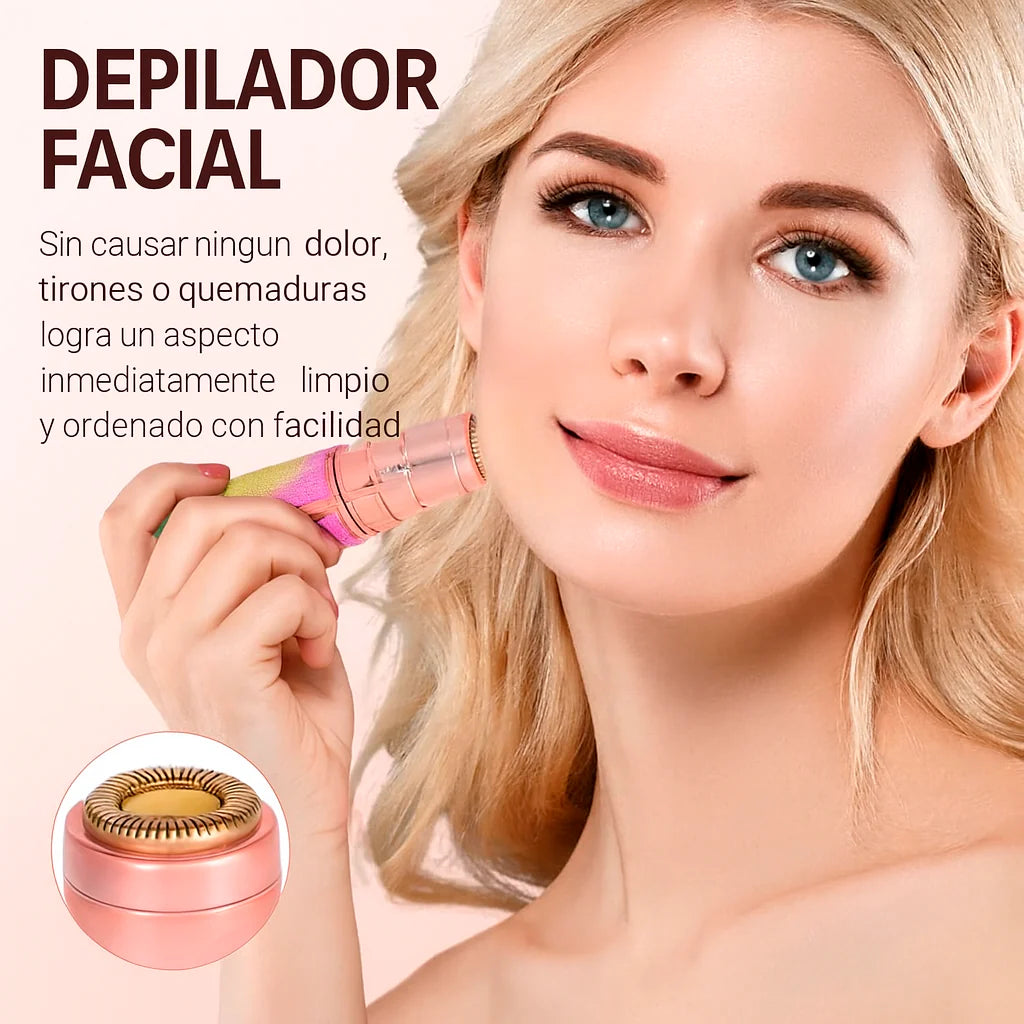 SilkGlow™ Depiladora Facial 2 en 1