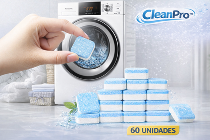 Pack 60 Pastillas Limpiadoras CleanPro™ Para Lavadoras