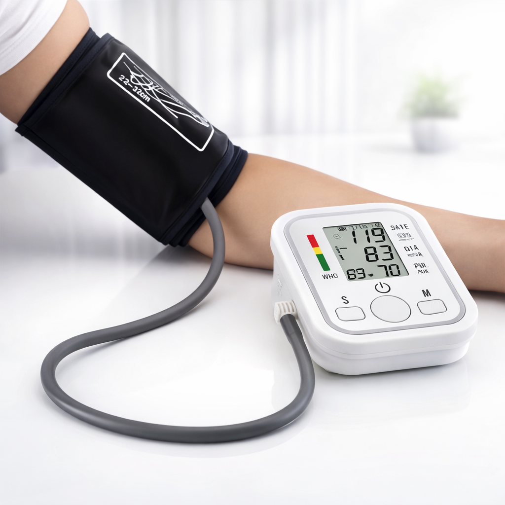 Monitor digital de presión arterial + Oxímetro: Salud en casa