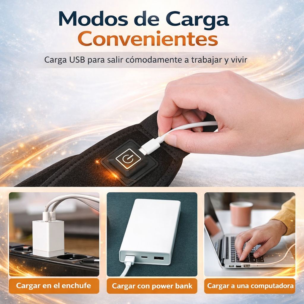 FlexiHeat™ Muñequera Térmica - Soporte y alivio diario