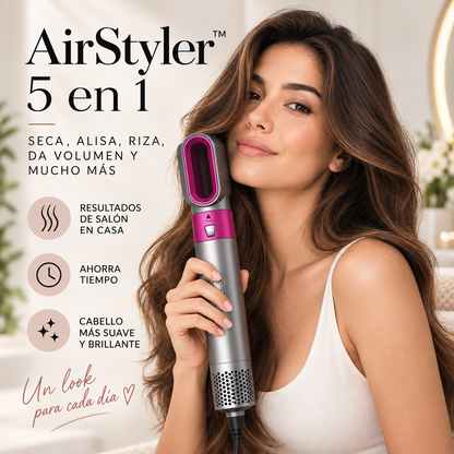 AirStyler™ 5 en 1 Cepillo Eléctrico Secador