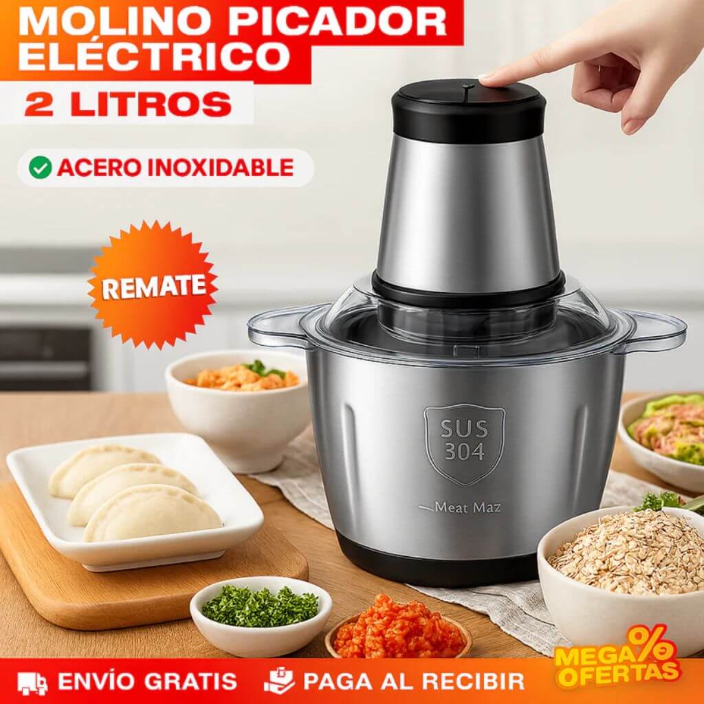GrindPro™ - Pica tus alimentos en segundos sin esfuerzo