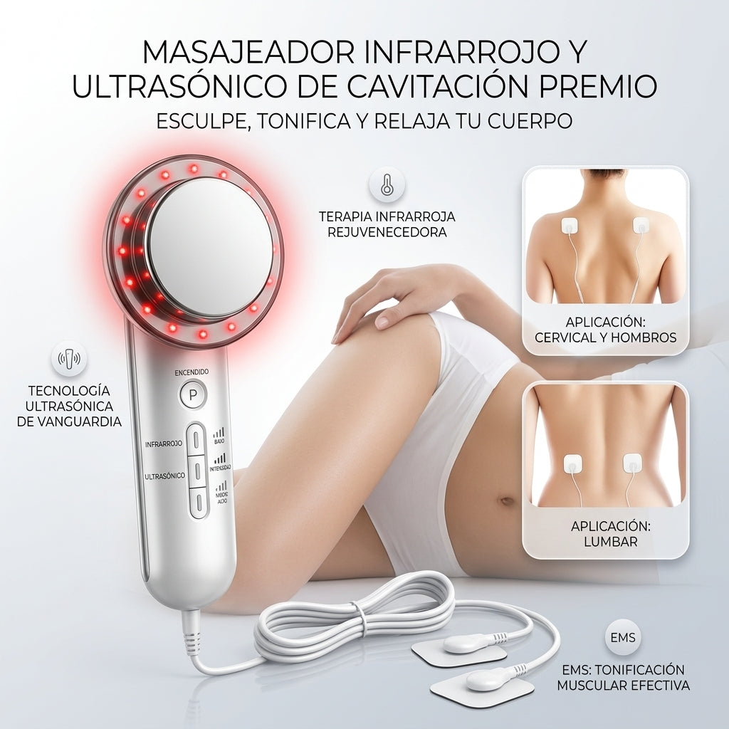 InfraRelax™ - Masajeador Ultrasonido Infrarrojo